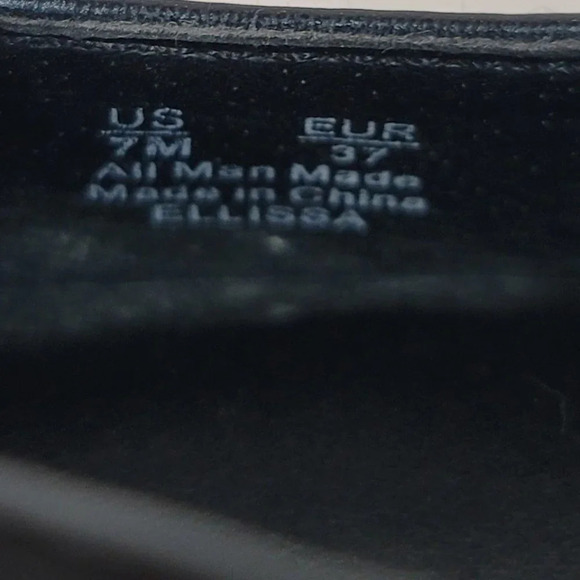 Circus Sam Edelman Women's Sz 7 Slip On Shoes Flats Pointed Toe Black Vegan Art - Picture 12 of 15